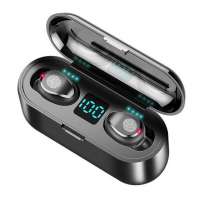 F9 tws bluetooth earphones true wireless stereo earbuds with power bank