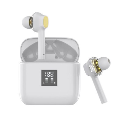 Tws earphone Noise Cancelling Waterproof IPX5 Headphone Super Bass Earbuds HIFI Portable Sport Wireless Earphone with Led screen