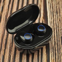 True Wireless Earbuds BT V5.0 Headphones in-Ear TWS Earphones Auto-Pair Wireless Headphones with High Definition Mic