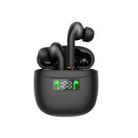 Free Sample New Arrivals TWS J3Pro BT 5.2 True Wireless Earbuds Sports Earphone Headphone with Led Display Charging box