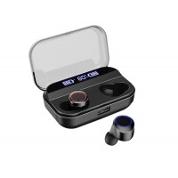 High quality in ear touch control stereo waterproof charging base twins small wireless earbuds earphone